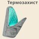 Кухонна термостійка рукавиця-прихватка з силіконовою рельєфною вставкою (м'ятна) 2400 фото 1